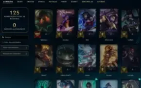 Conta League of Legends Full Acesso 133 champs107 Skins RARA