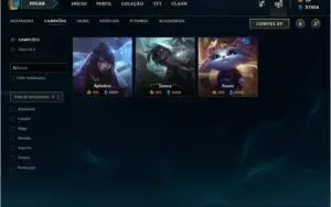 CONTA LEAGUE OF LEGENDS