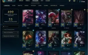 CONTA LEAGUE OF LEGENDS