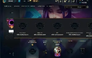 Unranked com TODOS os champs e 106 Skins ( TOP / MID / SUP )