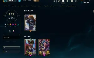 Ferro 2 com TODOS os Champs e 177 Skins ( Nivel  504 )