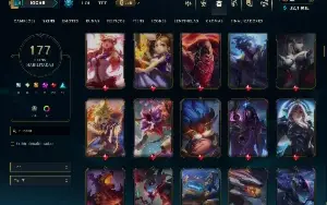 Ferro 2 com TODOS os Champs e 177 Skins ( Nivel  504 )