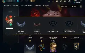 Ferro 2 com TODOS os Champs e 177 Skins ( Nivel  504 )
