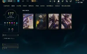 Ferro 2 com TODOS os Champs e 177 Skins ( Nivel  504 )