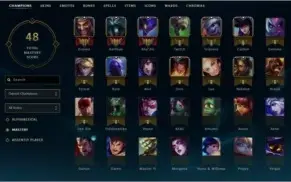 Conta de LOL Diamente 2 - 28 Bonecos E 6 Skins