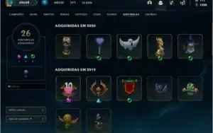 x CONTA DE LOL COM 354 SKIN, TODOS CHAMPIONS E MUITO MAIS x