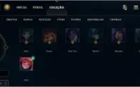 CONTA LEAGUE OF LEGENDS