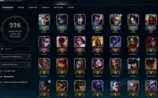 Conta no lol diamante 3 101 champs 134 skins