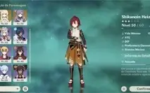Ae43. Kazuha c3 e heizou c6/ Banner garantido