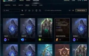 CONTA NA MD10, TODOS OS CHAMP, 241 SKIN.