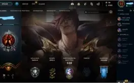 vende-se conta de lol