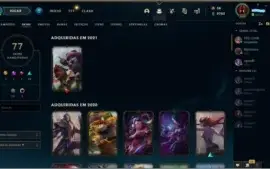 vende-se conta de lol