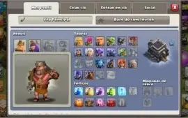 Conta clash of clans cv9 full
