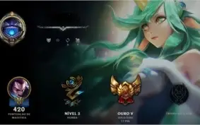 Conta lvl 112, Gold, 112 champs e 35 skins