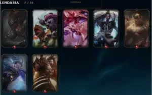 Conta lvl 112, Gold, 112 champs e 35 skins