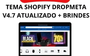 Tema Dropmeta 4.7 (Atualizado) - +8 Tema Brindes