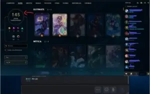 Conta de lol Platina V