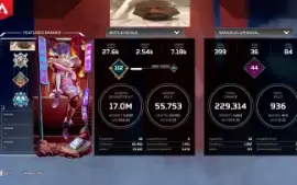 Apex Premium Acc - 7 Heranças - 603 Lendários - 57K De Kills