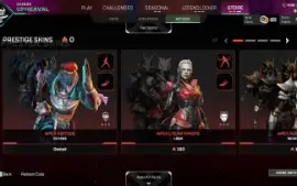 Apex Premium Acc - 7 Heranças - 603 Lendários - 57K De Kills