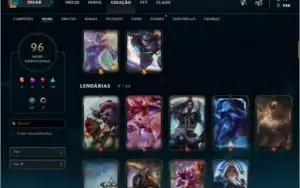 CONTA- LEAGUE OF LEGENDS -PLATINA 4