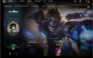 CONTA- LEAGUE OF LEGENDS -PLATINA 4