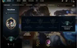 CONTA- LEAGUE OF LEGENDS -PLATINA 4