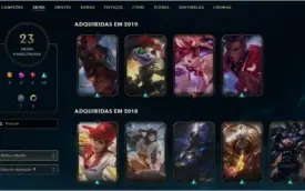 Conta League of Legends Platina varios Campeões e Skins!