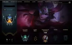 Conta League of Legends Platina varios Campeões e Skins!