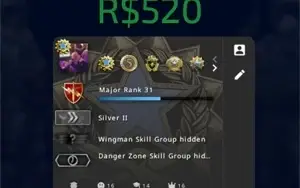 CS:GO PRIME | 6 MEDALHAS  | PRATA 2