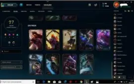 CONTA PLATINA LEAGUE OF LEGENDS