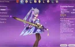 GENSHIN - DILUC E KEQING  LVL 50