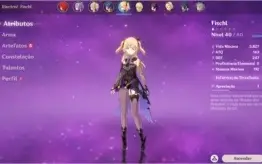 GENSHIN - DILUC E KEQING  LVL 50