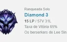 CONTA DIAMANTE 3 BARATA