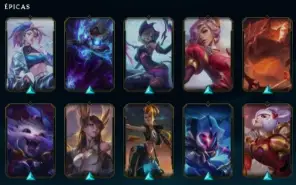 Conta League of legends DIamante 4 nivel 420  com 66 skins