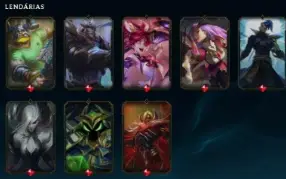Conta League of legends DIamante 4 nivel 420  com 66 skins