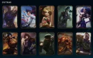 Conta League of legends DIamante 4 nivel 420  com 66 skins