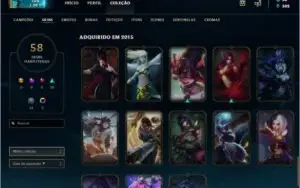 Conta Platina 1 Flex com mmr de d2 e platina 2 soloduo - LOL