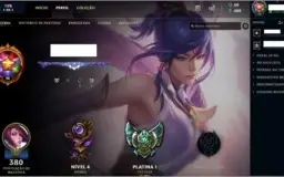 Conta Platina 1 Flex com mmr de d2 e platina 2 soloduo - LOL