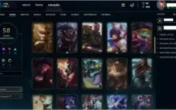 Conta Platina 1 Flex com mmr de d2 e platina 2 soloduo - LOL