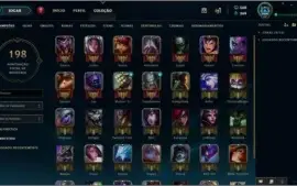 Conta league of legends platina 5 COM PASSE DO MUNDIAL ATIVO