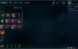 Conta league of legends platina 5 COM PASSE DO MUNDIAL ATIVO