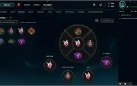Conta league of legends platina 5 COM PASSE DO MUNDIAL ATIVO