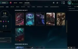Conta league of legends platina 5 COM PASSE DO MUNDIAL ATIVO
