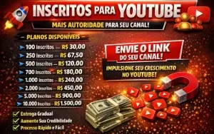 🚀 Inscritos Para Youtube — Mais Autoridade Para Seu Canal
