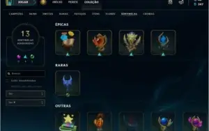Conta antiga de league of legends,38 skins,139 champs
