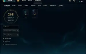 Conta antiga de league of legends,38 skins,139 champs