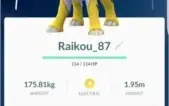 Conta Pokémon GO Nível 30 Time Instinct - Mewtwo + Lendários