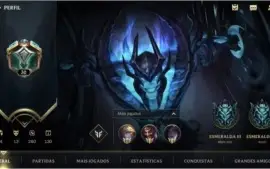 MAIN ADC: ESMERALDA III + 13 SKINS + 35 CAMPEÕES