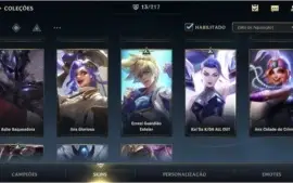 MAIN ADC: ESMERALDA III + 13 SKINS + 35 CAMPEÕES