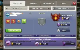 Conta Clash of Clans CV 13 80% FULL